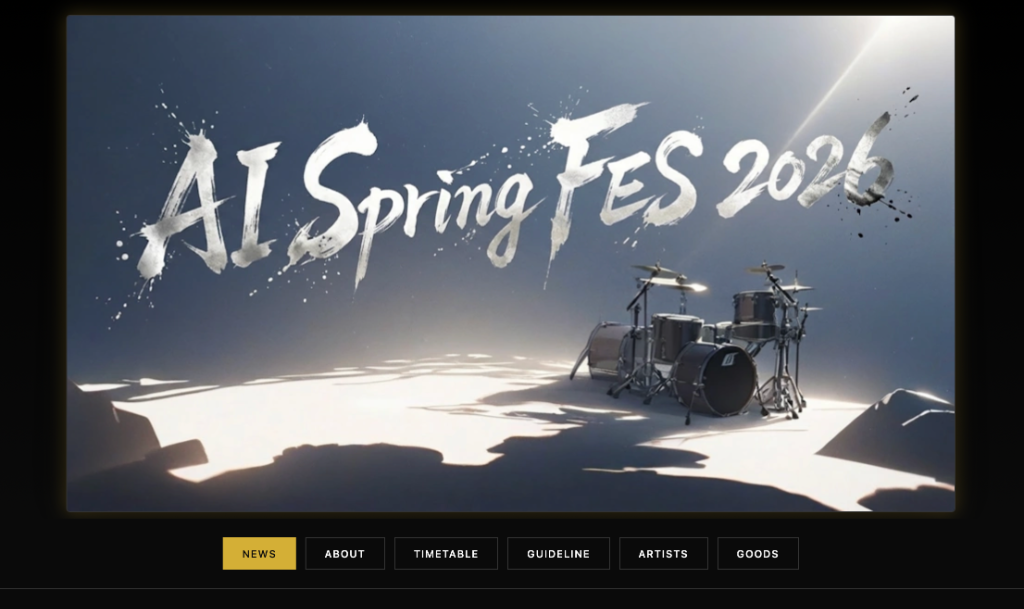AI Spring FES 2026 Event Site